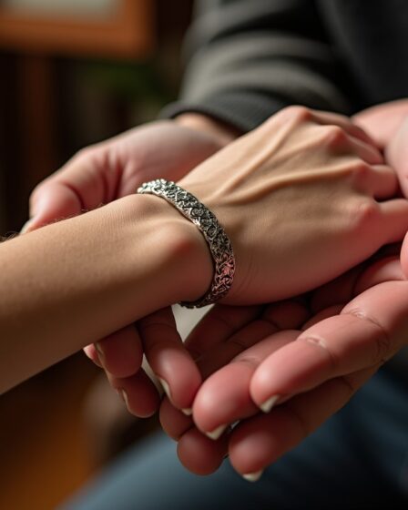 Le bracelet partagé : un symbole fort d’amour et de complicité entre deux âmes