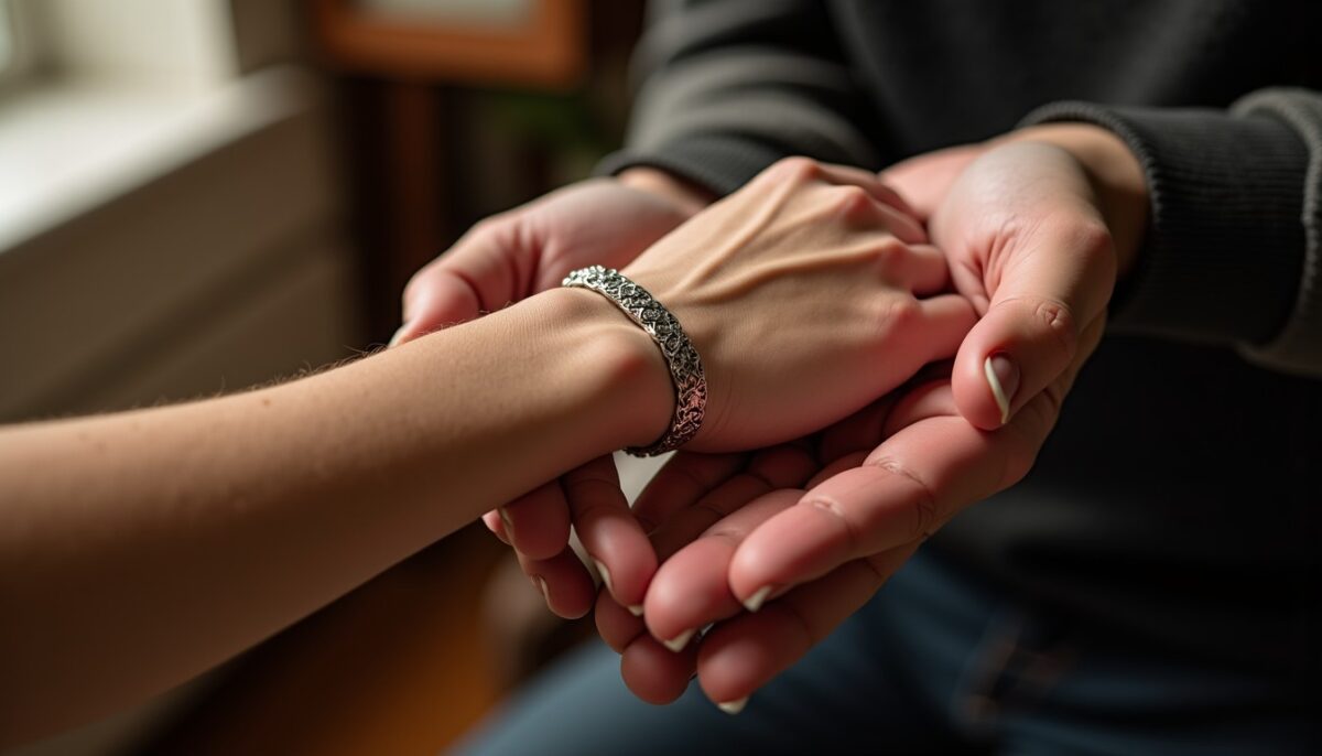 Le bracelet partagé : un symbole fort d’amour et de complicité entre deux âmes
